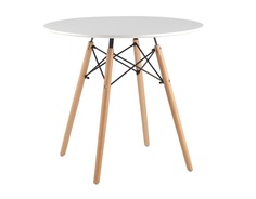 Стол dsw d80 (stool group) белый 72 см.