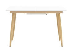 Стол обеденный стокгольм раскладной белый (stool group) белый 120x80 см.