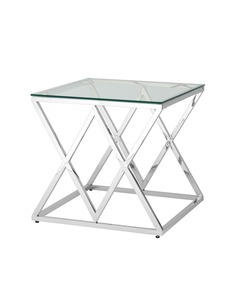 Журнальный стол инсигния серебро (stool group) серебристый 55x55x55 см.