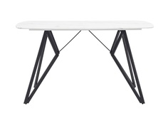 Стол обеденный денвер белый стеклянный (stool group) белый 140x90 см.