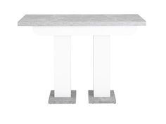 Стол clyde бетон/белый (stool group) серый 110x75 см.