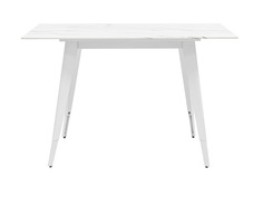 Стол обеденный ричмонд белый стеклянный (stool group) белый 120x80 см.