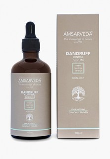 Сыворотка для волос Amsarveda против перхоти с нимом, маслом чайного дерева и каранджи Serum - Dandruff Control, 100 мл