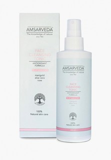 Тоник для лица Amsarveda очищающий антиоксидантный для всех типов кожи Face Cleansing Tonic Antioxidant, 200 мл