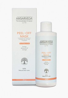 Маска для лица Amsarveda маска-пленка тонизирующая с лифтинг-эффектом для лица Peel Off Mask Toning & Lifting Therapy, 200 мл