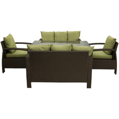 Комплект мебели Obt 5 предметов зелёный