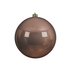 Шар новогодний Kaemingk терракотовый на елку 20 см