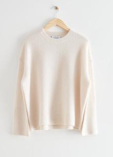 Шерстяной джемпер с круглым вырезом & Other Stories