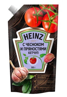 Кетчуп Heinz с чесноком и пряностями, 350гр