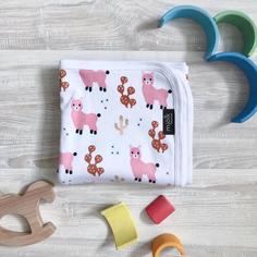 Плед Mjolk &quot;Ламы Девочки&quot; двусторонний, 80х80см