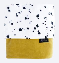 Плед велюровый Mjolk &quot;Mustard&quot; двусторонний, 100х89см