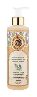 Шампунь Gourmandise Shampoo Volume Acido Jaluronico, Seta e Estratto di Salvia с гиалуроновой кислотой, протеинами шелка и экстрактом шалфея, 200мл