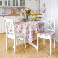 Скатерть Нордтекс &quot;Verossa&quot; Птички розовые, 144х200см