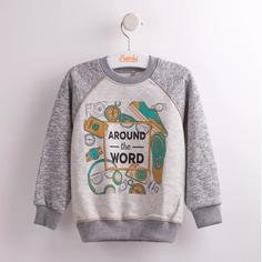 Джемпер Bembi Around the World серый Walmer