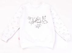 Свитшот Котмаркот &quot;Белый кролик&quot;, белый Walmer