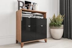 Комод Сканди 31 черный глянец Smart