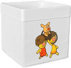 Ящик текстильный для игрушек Оранжевая корова 5 Smart