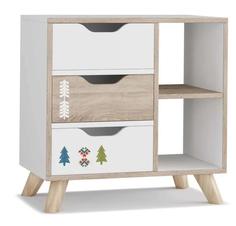 Комод с полкой Маша и Медведь Folk Smart
