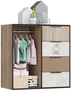 Комод со штангой Маша и Медведь Loft Smart