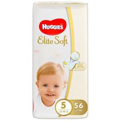 Подгузники Huggies Elite Soft 5, 12-22кг, 56шт.