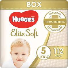 Подгузники Huggies Elite Soft 5, 12-22кг, 112шт.