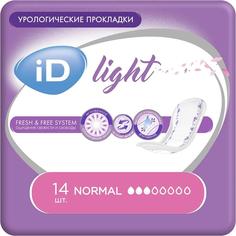 Урологические прокладки iD Light Normal, 14шт.