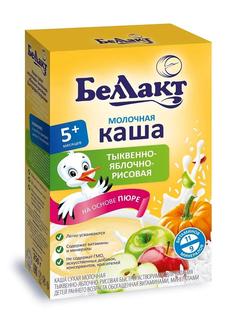 Каша &quot;Беллакт&quot; тыквенно-яблочно-рисовая молочная, 250гр