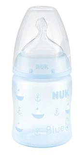 Бутылочка NUK FC+ Baby Blu &quot;Кораблик&quot; M, с силиконовой соской, 150мл