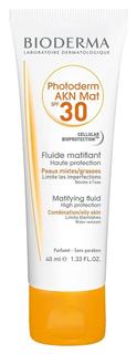 Матирующая эмульсия Bioderma Photoderm AKN SPF30, 40мл