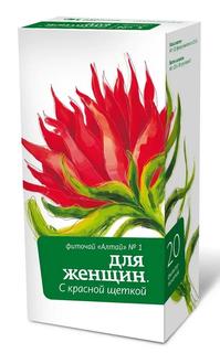 Алтайский кедр чай Алтай №1 Для женщин с красной щеткой ф/п 2 г №20