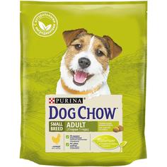 Сухой корм Dog Chow для взрослых собак мелких пород, с курицей, 800гр
