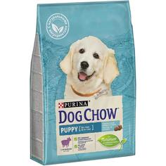 Сухой корм Dog Chow для щенков, с ягненком, 2,5кг