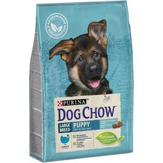 Сухой корм Dog Chow для щенков крупных пород, с индейкой, 2,5кг