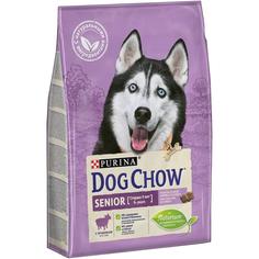 Сухой корм Dog Chow для взрослых собак старше 9 лет с ягненком, 2,5кг