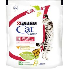 Сухой корм Cat Chow для взрослых кошек для здоровья мочевыводящей системы, с высоким содержанием домашней птицы, 400гр