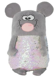 Мягкая игрушка KiddieArt Tallula &quot;Мышь&quot; с пайетками, 45см