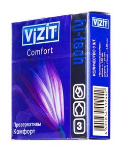 Презервативы Vizit Hi-Tech Comfort 3шт.