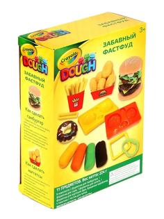Игровой набор Crayola &quot;Забавный фастфуд&quot;, тесто для лепки