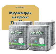 Подгузники-трусы для взрослых Dr. Skipp L-3, 4х20шт. Dr.Skipp