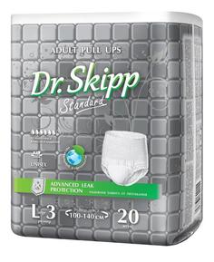 Подгузники-трусы для взрослых Dr. Skipp Standard L-3, 100-140см, 20шт. Dr.Skipp