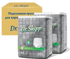 Подгузники-трусы для взрослых Dr. Skipp M-2, 2х20шт. Dr.Skipp