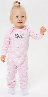 Комбинезон Котмаркот &quot;Baby Seal&quot; с открытой ножкой, розовый Mjolk
