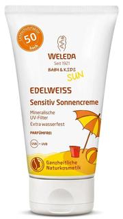 Натуральный солнцезащитный крем для младенцев и детей Weleda SPF50, 50мл