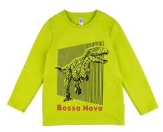 Лонгслив Bossa Nova для мальчика с динозавром, салатовый Bit