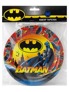 Набор бумажных тарелок Batman, 6шт, 18см ND Play