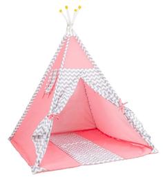 Палатка-вигвам Polini Kids &quot;Зигзаг&quot;, розовая