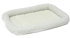 Лежанка MidWest Pet Bed флисовая, 53х30см, белая