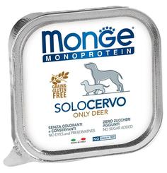 Консервы Monge Dog Monoprotein Solo &quot;Паштет из оленины&quot; для собак, 150гр