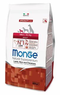 Корм Monge Dog Speciality Mini &quot;Ягненок с рисом и картофелем&quot; для взрослых собак мелких пород, 800гр
