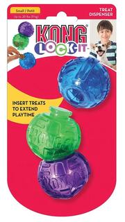 Игрушка KONG Lock-It &quot;Мяч&quot; для лакомств, для собак, 3шт.